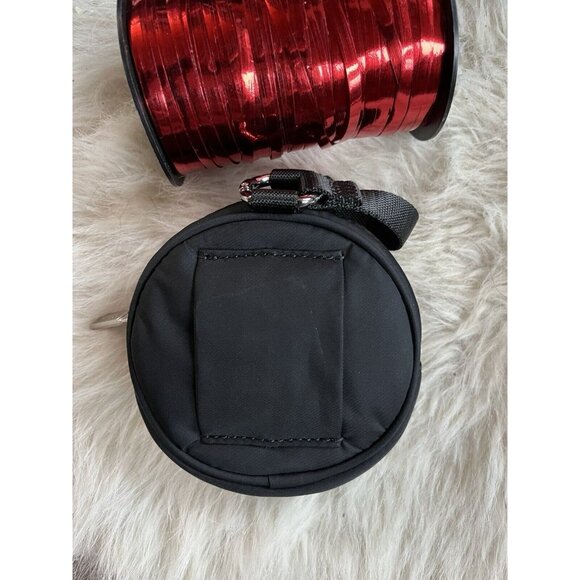 Black Lululemon 4” Round Coin Purse, 1.75” Wide “Items of Importance” Belt Bag - Picture 6 of 10